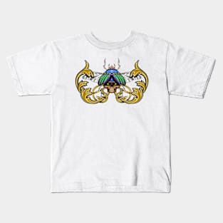 Beetle with skull Kids T-Shirt